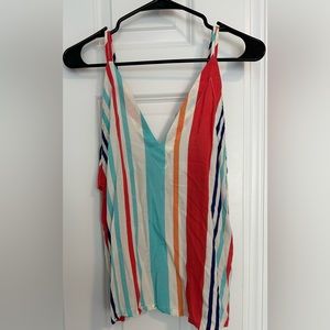 Lulu’s ~ multi colored stripped tank top